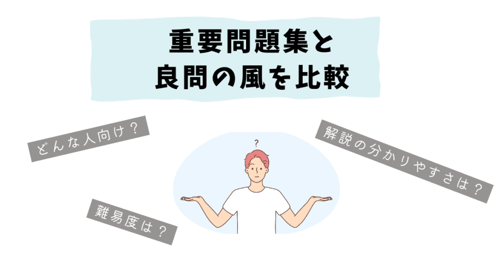 重要問題集と良問の風比較